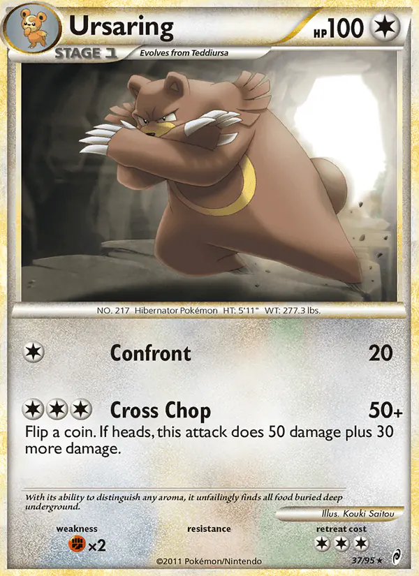 Carta Ursaring 37/95 de Call of Legends