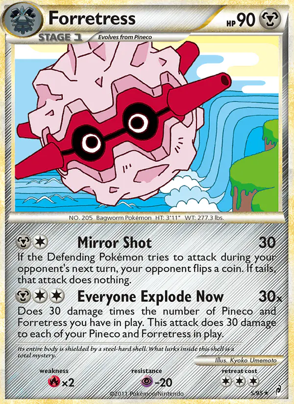 Carta Forretress 5/95 de Call of Legends