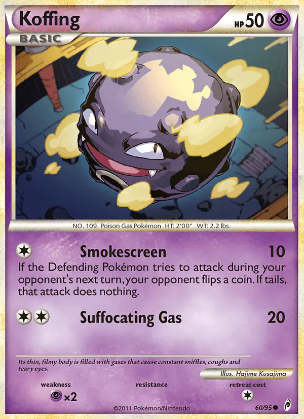 Carta Koffing 60/95 de Call of Legends