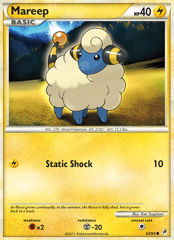 Carta Mareep 63/95 de Call of Legends