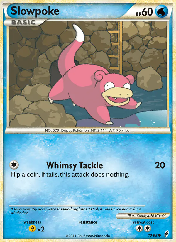 Carta Slowpoke 70/95 de Call of Legends