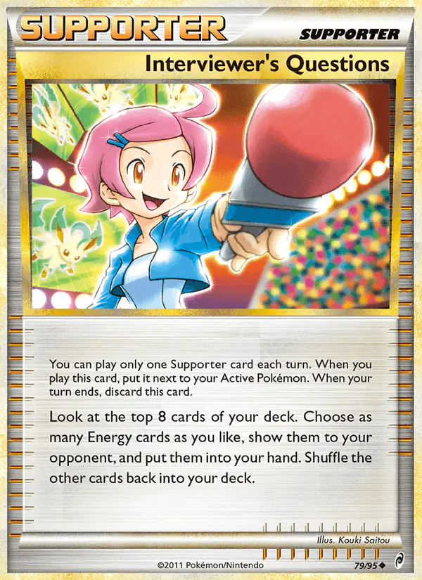 Carta Interviewer's Questions 79/95 de Call of Legends