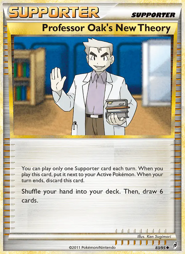 Carta Professor Oak's New Theory 83/95 de Call of Legends