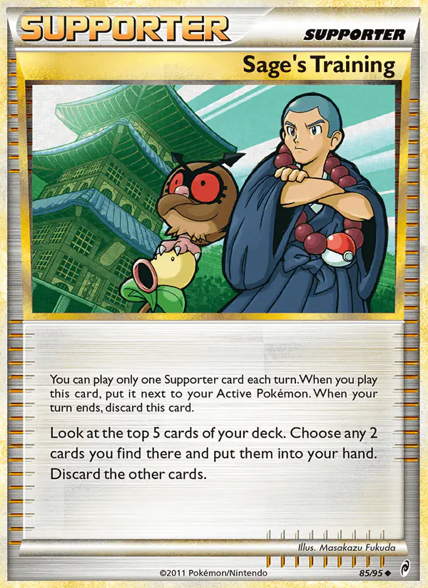 Carta Sage's Training 85/95 de Call of Legends