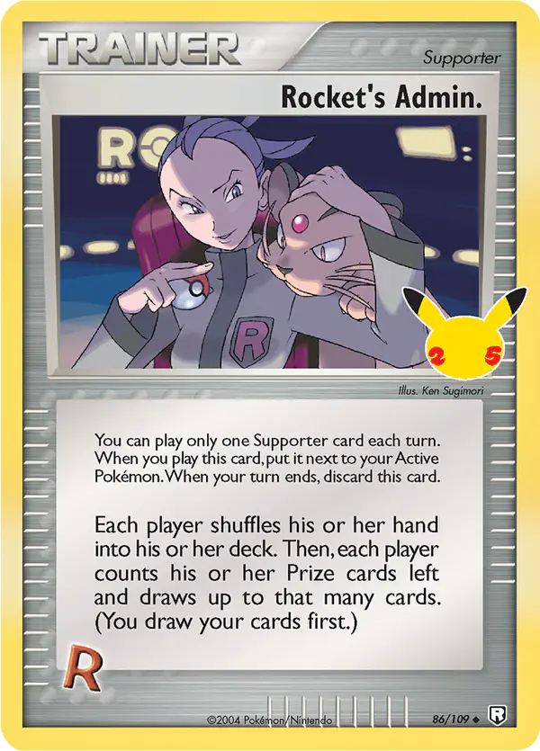 Carta Rocket's Admin. CC012 de Celebrations Classic Collection