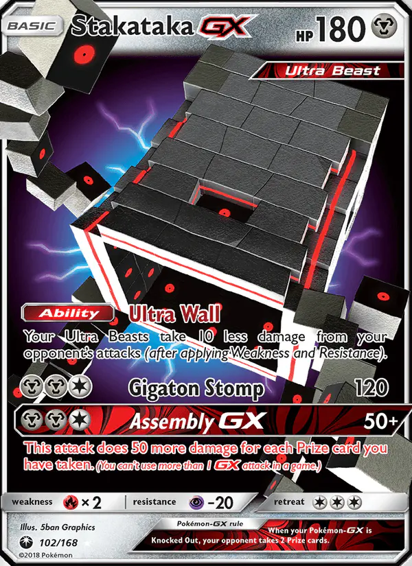Carta Stakataka GX 102/168 de Celestial Storm