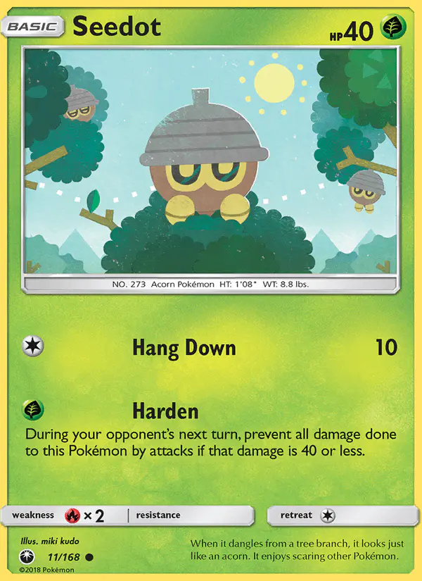 Carta Seedot 11/168 de Celestial Storm