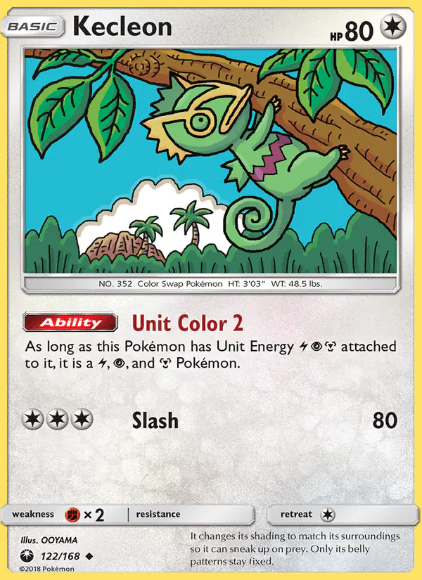 Carta Kecleon 122/168 de Celestial Storm
