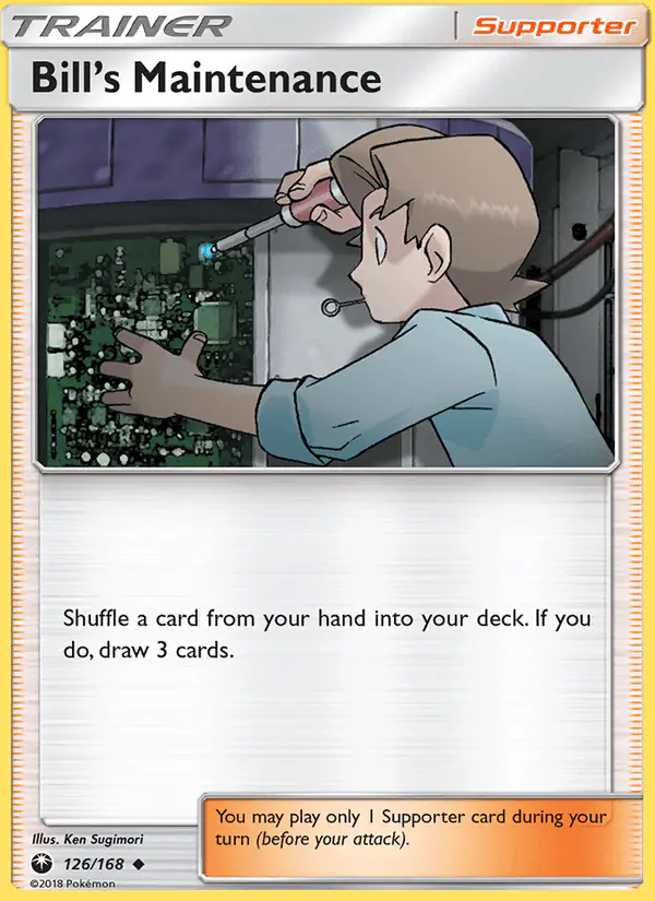 Carta Bill’s Maintenance 126/168 de Celestial Storm