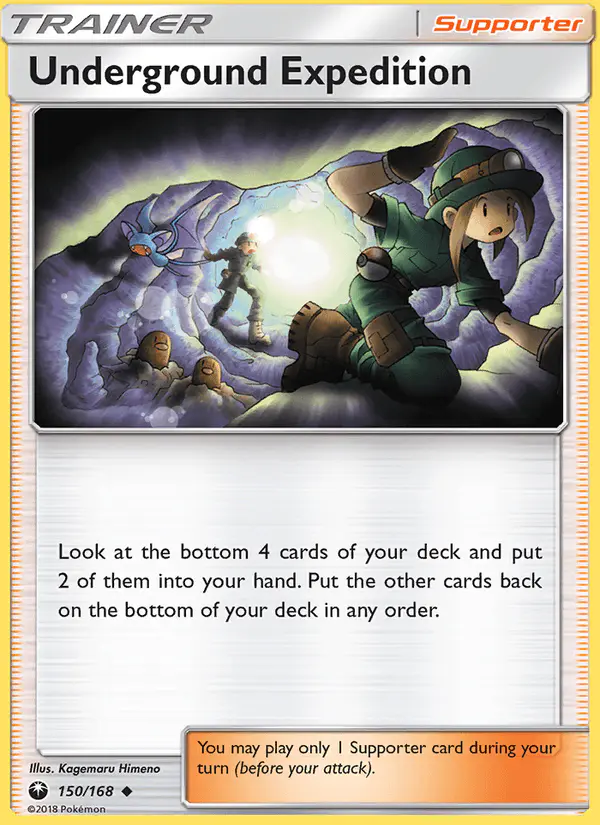 Carta Underground Expedition 150/168 de Celestial Storm