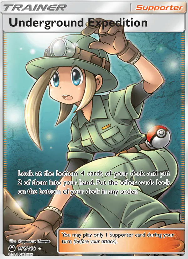 Carta Underground Expedition 168/168 de Celestial Storm