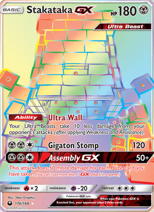 Carta Stakataka GX 176/168 de Celestial Storm