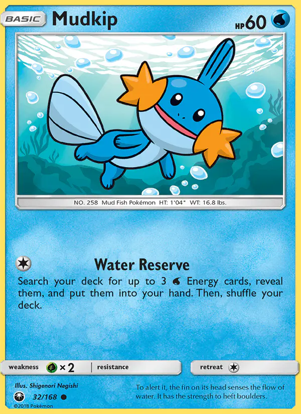 Carta Mudkip 32/168 de Celestial Storm