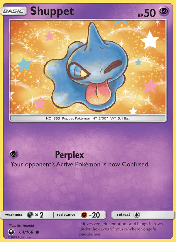 Carta Shuppet 64/168 de Celestial Storm