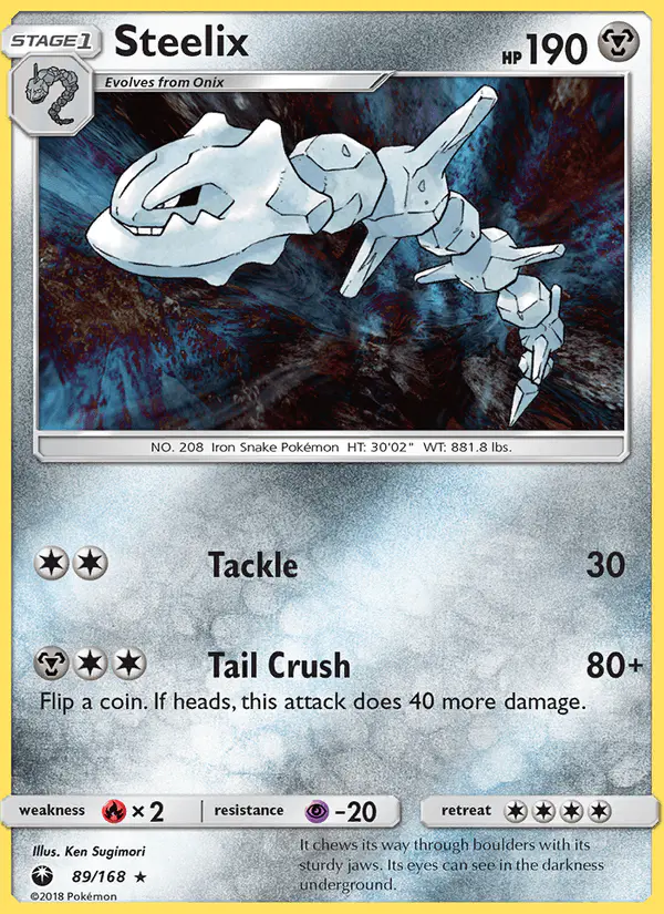Carta Steelix 89/168 de Celestial Storm