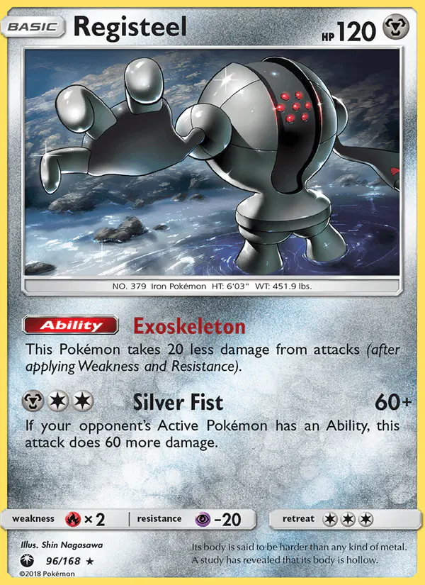 Carta Registeel 96/168 de Celestial Storm