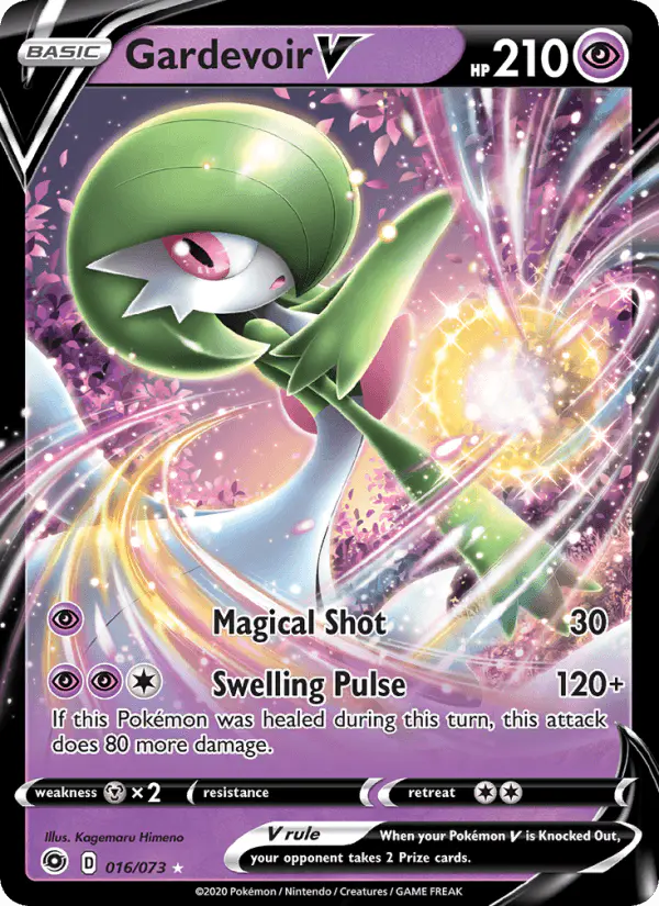 Carta Gardevoir V 016/073 de Champion's Path