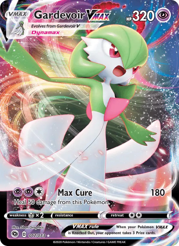 Carta Gardevoir VMAX 017/073 de Champion's Path