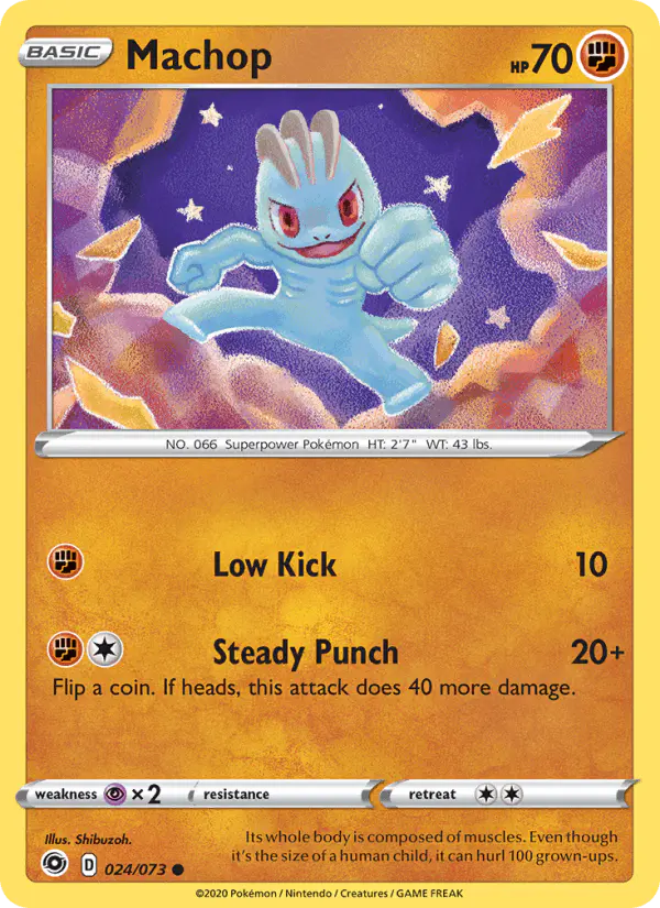 Carta Machop 024/073 de Champion's Path