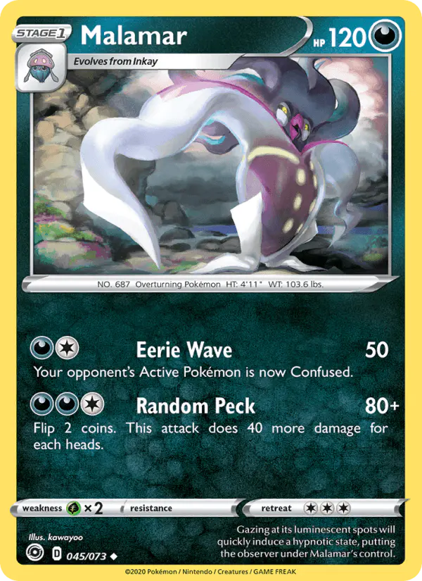 Carta Malamar 045/073 de Champion's Path
