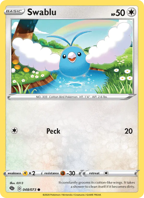 Carta Swablu 048/073 de Champion's Path