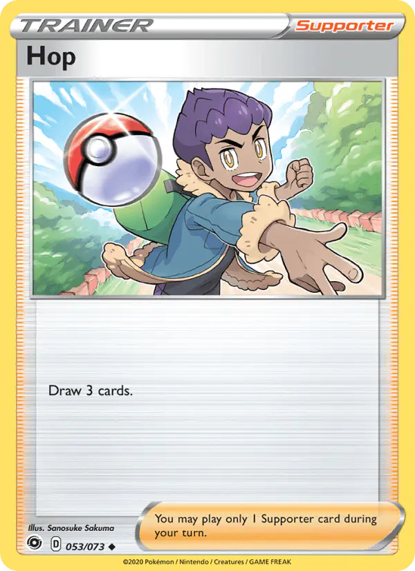 Carta Hop 053/073 de Champion's Path