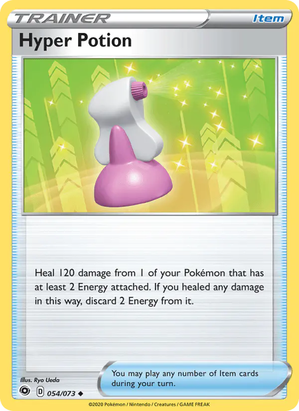 Carta Hyper Potion 054/073 de Champion's Path
