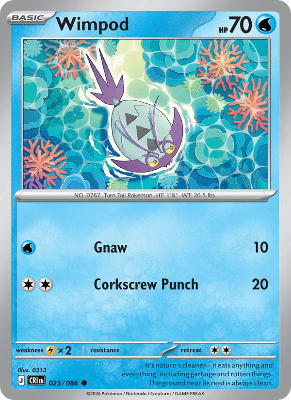 Carta Wimpod 025/086 de Chaos Rising