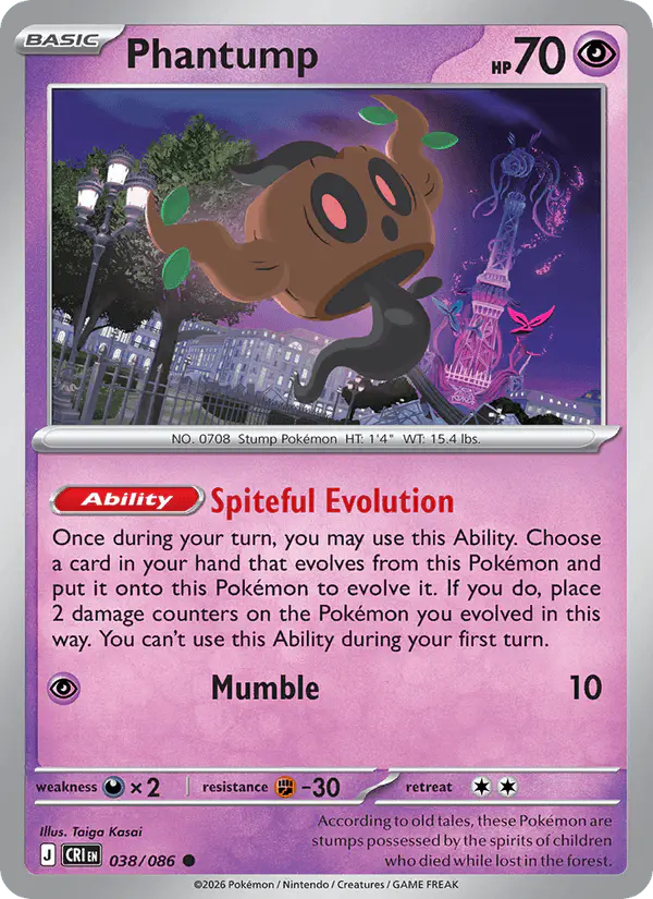 Carta Phantump 038/086 de Chaos Rising