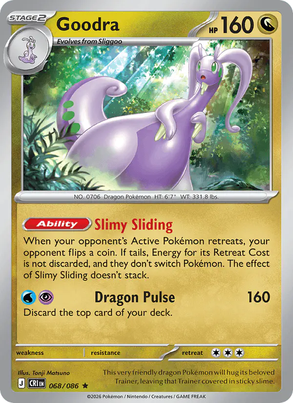 Carta Goodra 068/086 de Chaos Rising