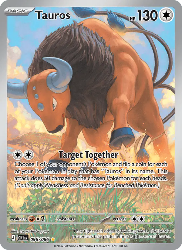 Carta Tauros 096/086 de Chaos Rising
