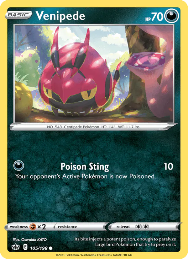 Carta Venipede 105/198 de Chilling Reign