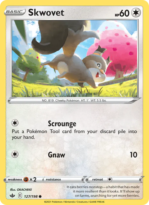 Carta Skwovet 127/198 de Chilling Reign