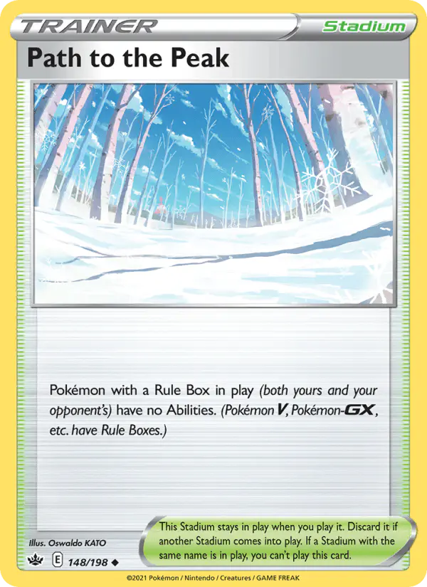 Carta Path to the Peak 148/198 de Chilling Reign