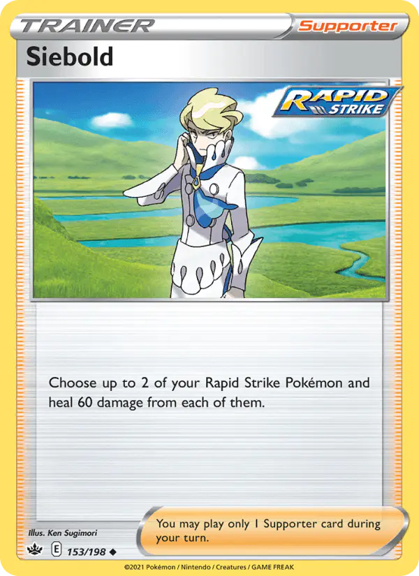 Carta Siebold 153/198 de Chilling Reign