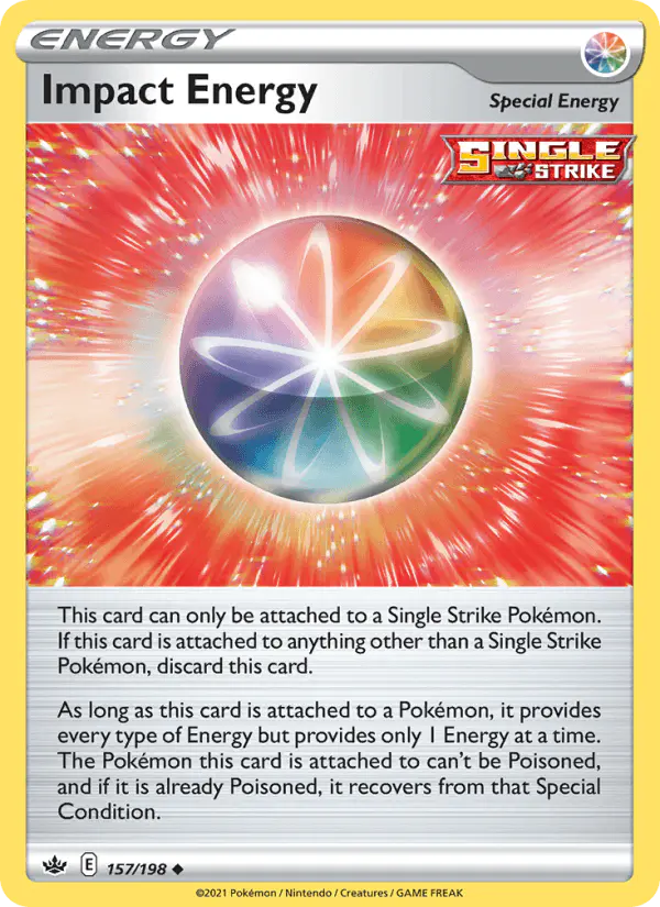 Carta Impact Energy 157/198 de Chilling Reign