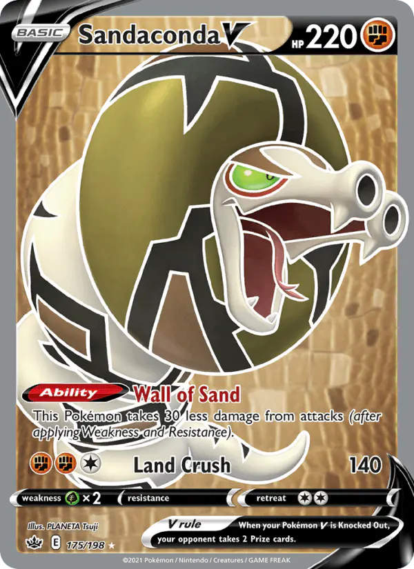 Carta Sandaconda V 175/198 de Chilling Reign