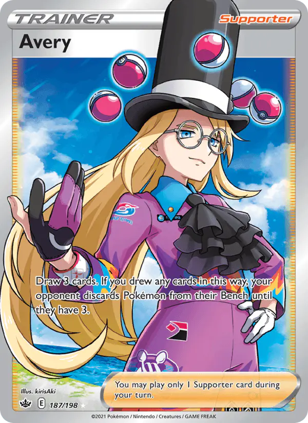 Carta Avery 187/198 de Chilling Reign