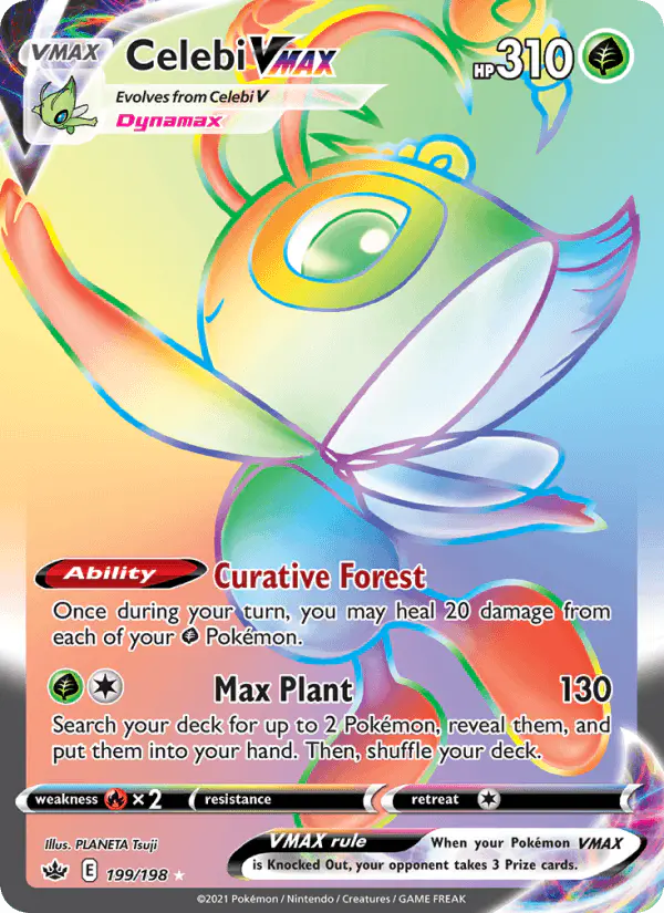 Carta Celebi VMAX 199/198 de Chilling Reign