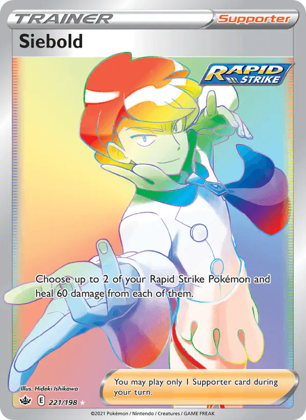 Carta Siebold 221/198 de Chilling Reign