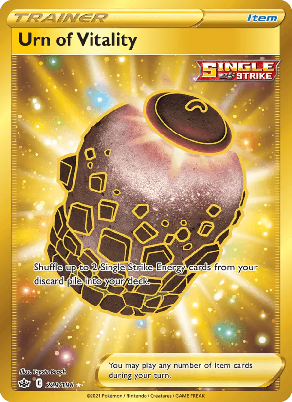 Carta Urn of Vitality 229/198 de Chilling Reign