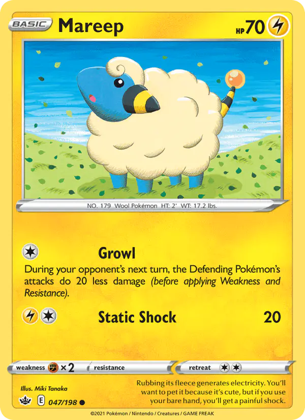 Carta Mareep 047/198 de Chilling Reign