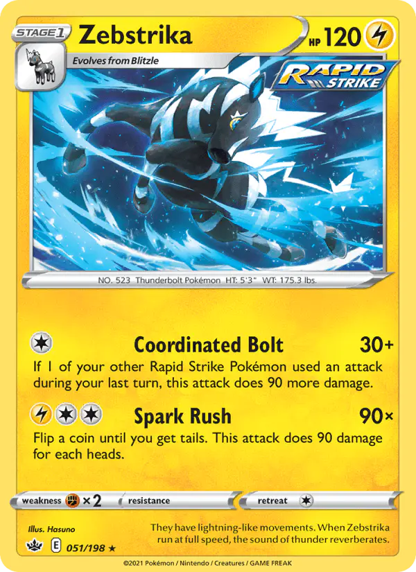 Carta Zebstrika 051/198 de Chilling Reign