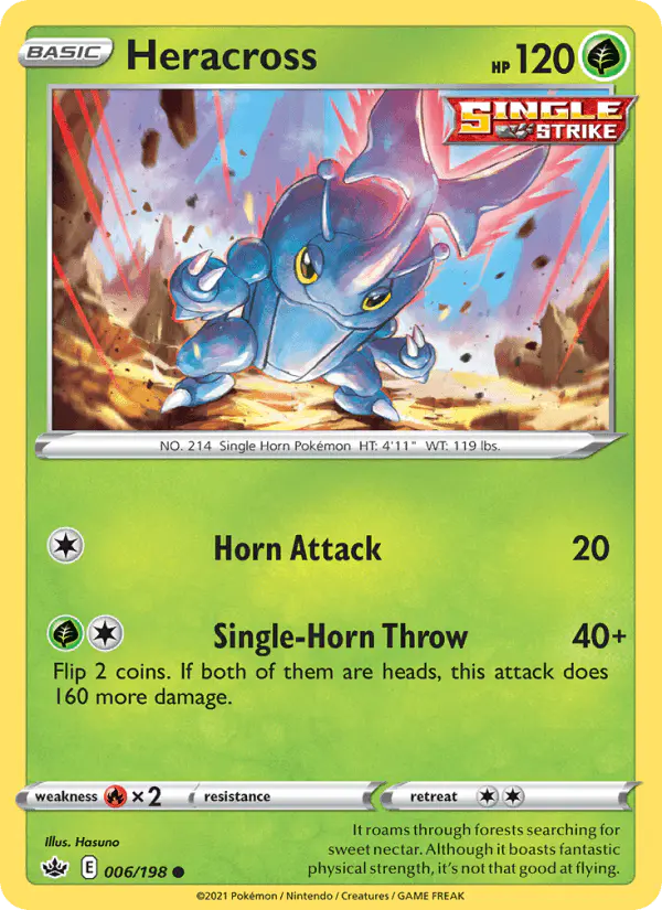 Carta Heracross 006/198 de Chilling Reign