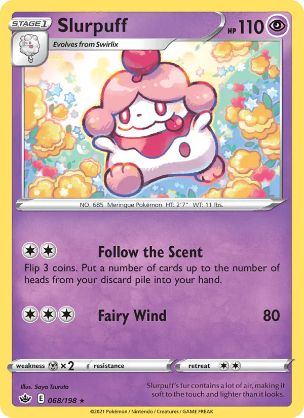 Carta Slurpuff 068/198 de Chilling Reign