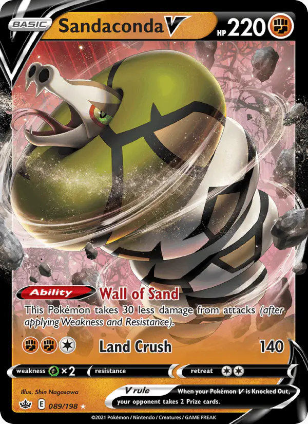 Carta Sandaconda V 089/198 de Chilling Reign