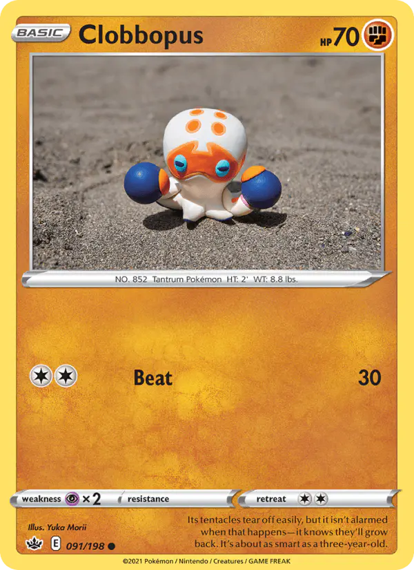 Carta Clobbopus 091/198 de Chilling Reign