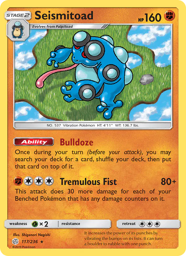 Carta Seismitoad 117/236 de Cosmic Eclipse