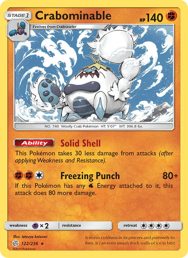 Carta Crabominable 122/236 de Cosmic Eclipse