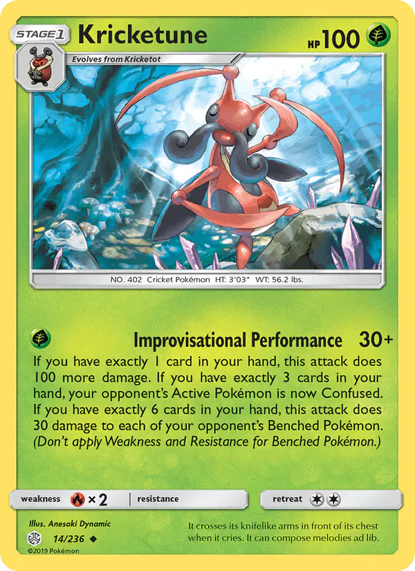 Carta Kricketune 14/236 de Cosmic Eclipse